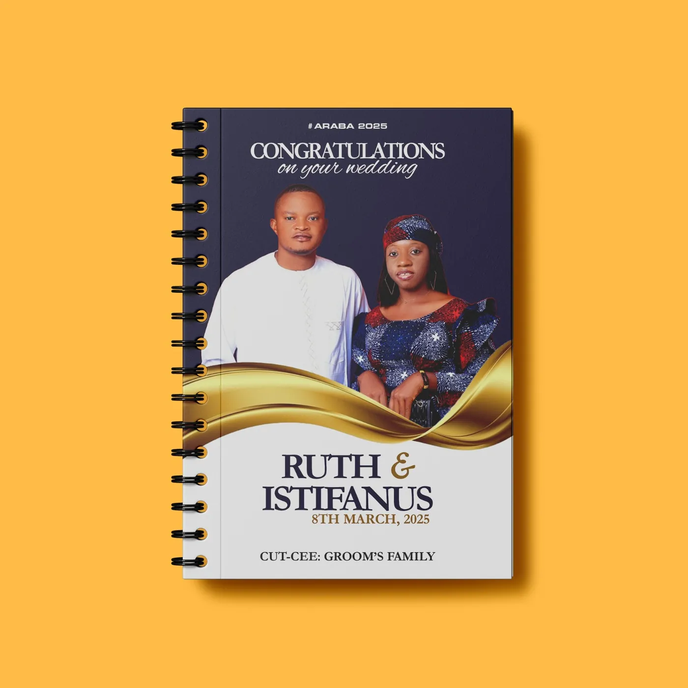 Ruth & Istifanus Wedding Jotter